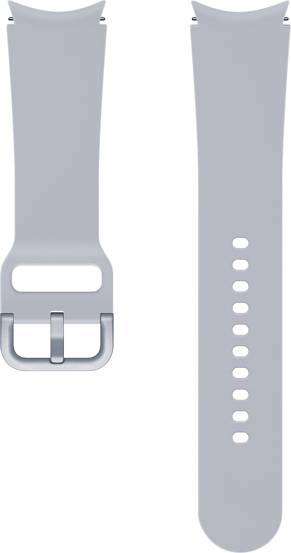 

Ремешок Samsung для Samsung Galaxy Watch 4/4 Classic, M/L, фторэластомер, серебристый (ET-SFR87LSEGRU), Sport