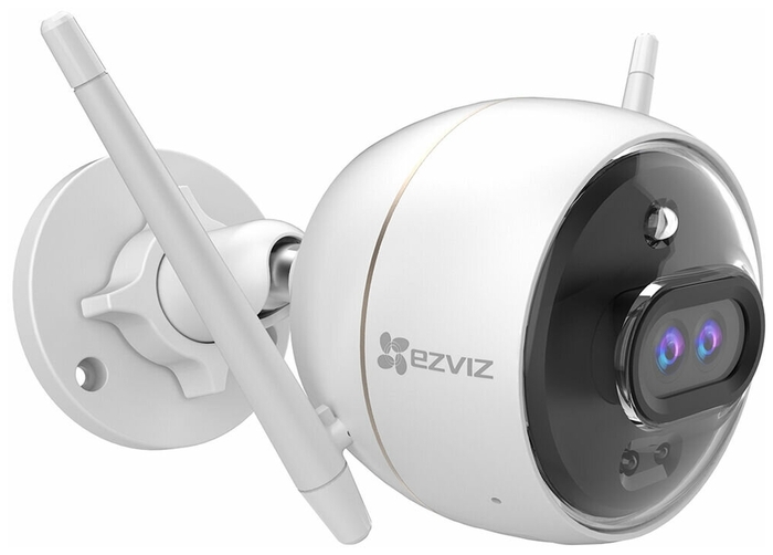 

IP-камера EZVIZ C3X Cloud 4мм, уличная, корпусная, 2Мпикс, CMOS, до 1920x1080, до 25кадров/с, ИК подсветка 30м, WiFi, -30 °C/+60 °C, белый (CS-CV310-C0-6B22WF-D1Y0(4MM)), C3X Cloud