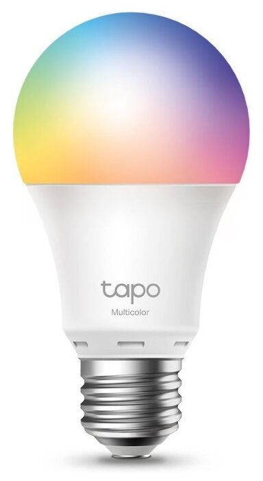 Умная лампа TP-Link Tapo L530E, 8.7Вт, 806лм, 6500 К, E27, WiFi, белый