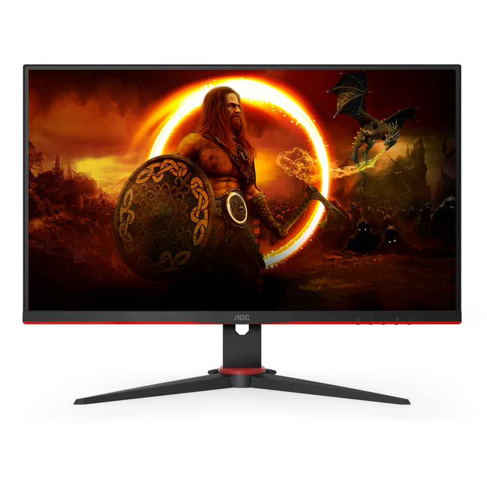 

Монитор 23.8" AOC 24G2SU VA, 1920x1080 (16:9), 350кд/м2, 165Hz, 1мс, 178°/178°, FreeSync, HDMI, DisplayPort, USB-Hub, черный/красный, 24G2SU