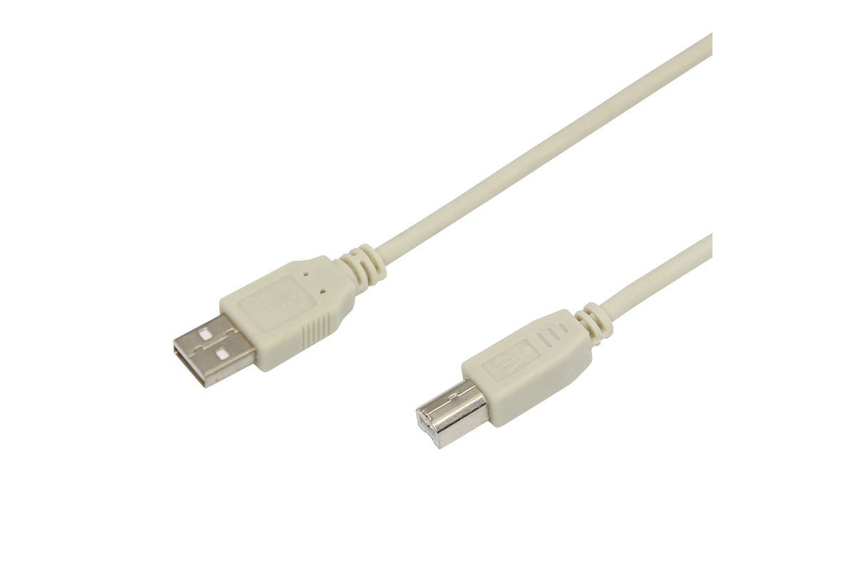 

Кабель USB(Am)-USB(Bm), 1.8 м, белый, REXANT (18-1104)