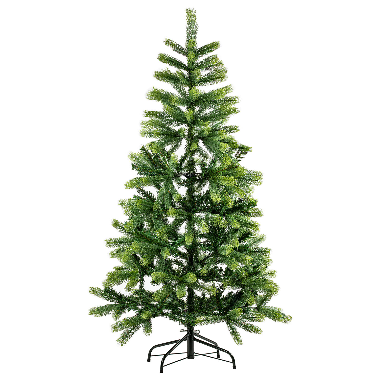 

Елка искусственная Золотая Сказка Christmas Beauty, высота: 2.1м, иглы: 2.5см, нижний ярус: 1.12м, хвоя: литой ПЭТ/ПВХ, зеленый (591314), 0