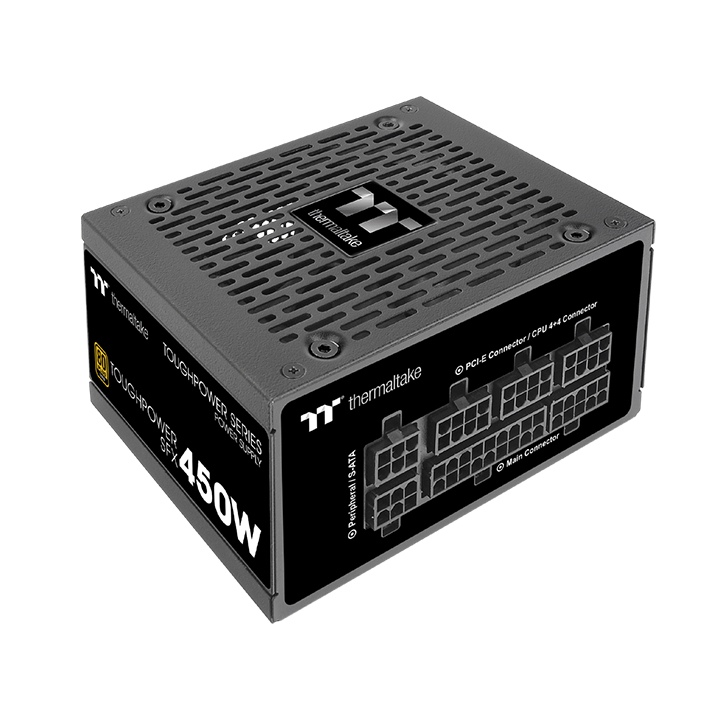

Блок питания 450 Вт SFX Thermaltake Toughpower SFX, 9 см, 80 Plus Gold (PS-STP-0450FNFAGE-1), Toughpower SFX