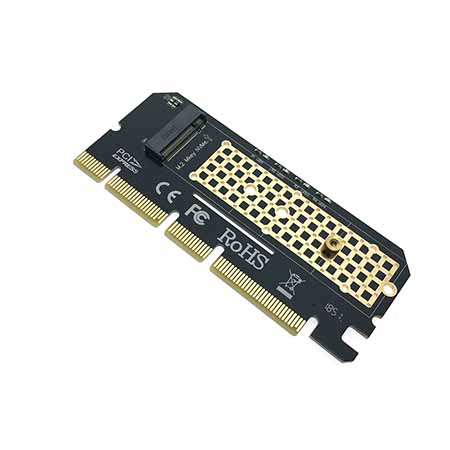 Контроллер PCI-E Espada PCIeNVME, M.2 (M key), PCI-E x4 , PCI-E x8 , PCI-E x16, 0 (44901)