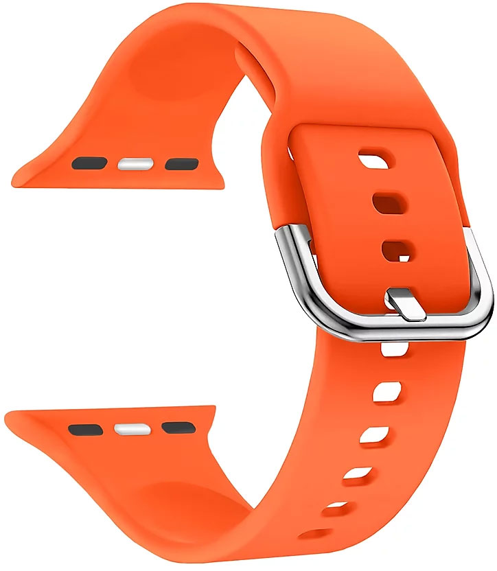 

Ремешок Lyambda Avior для Apple Watch, 42-44 мм, силикон, оранжевый (DSJ-17-44-OR)