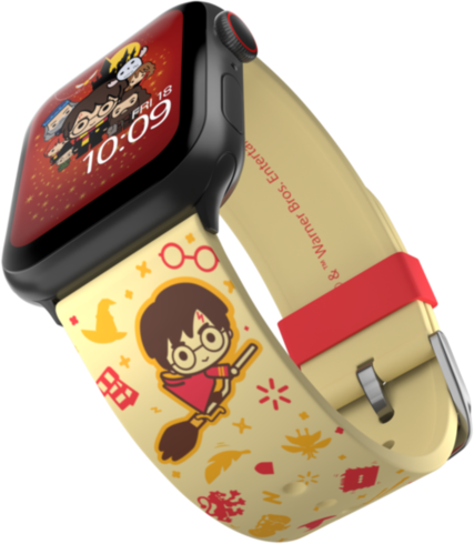 

Ремешок MobyFox для Apple Watch, 38-44мм, силикон, желтый (ST-WNR22HPW2007), Harry Potter - Cartoon