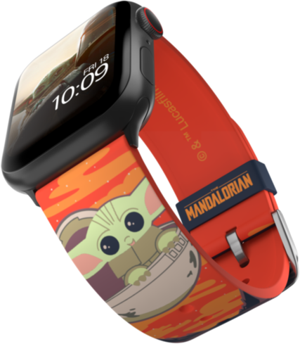

Ремешок MobyFox для Apple Watch, 38-44мм, силикон, оранжевый (ST-DSY22STW2014), STAR WARS - The Child Bounty 2