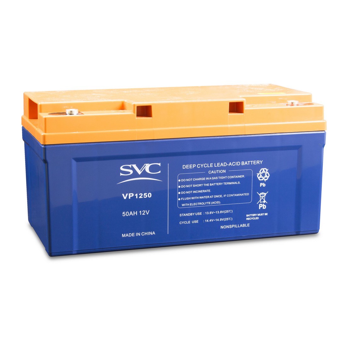 Аккумуляторная батарея для ИБП SVC, 12V, 50Ah