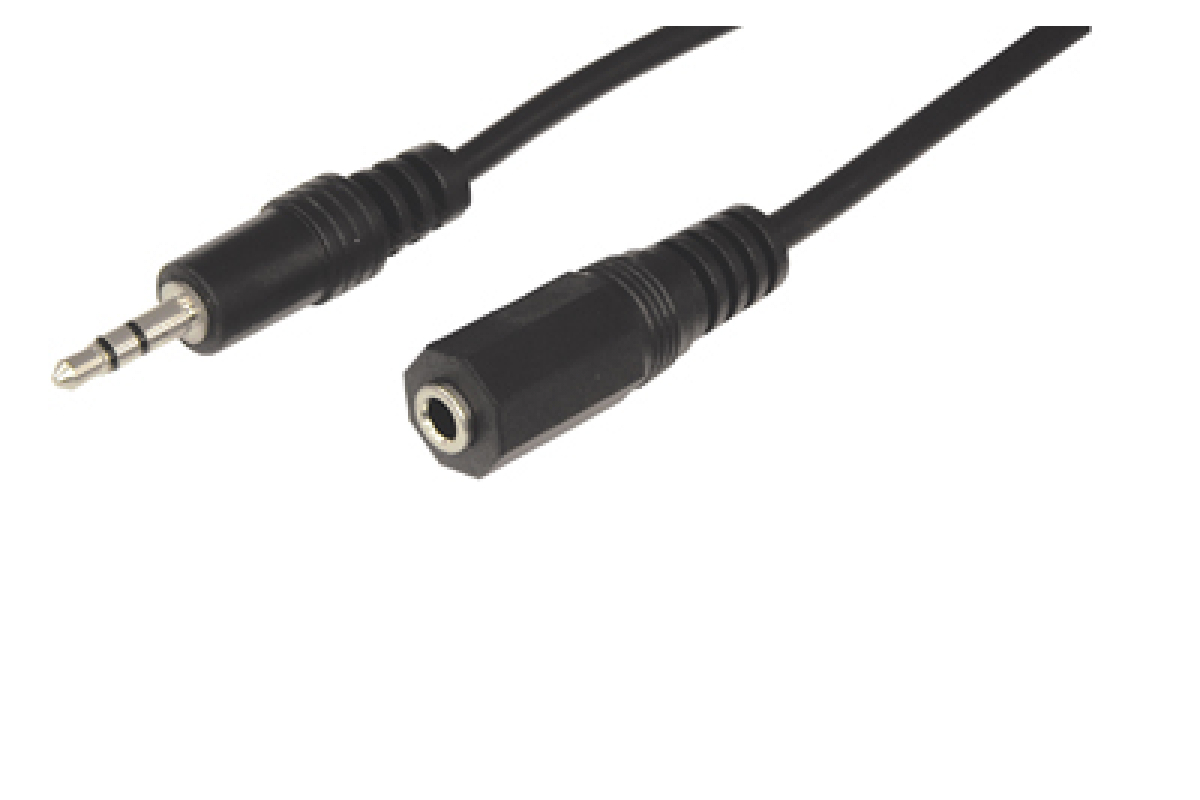 

Кабель-удлинитель Jack 3.5mm(M)-Jack 3.5mm(F), экранированный, 5м, черный REXANT (17-4006)
