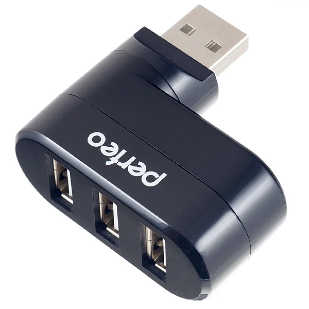 

Концентратор Perfeo PF-VI-H024 Black, 3xUSB 2.0, черный (PF_4280), PF-VI-H024 Black