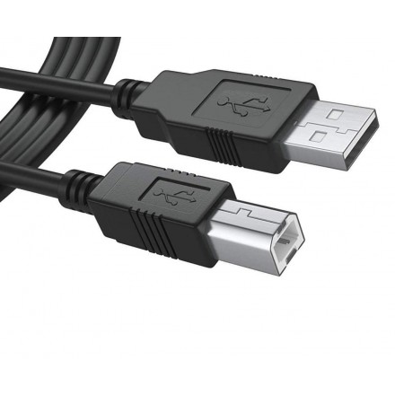 

Кабель USB 2.0(Am)-USB 2.0(Bm), 1.8м, черный KS-IS (KS-466-2)