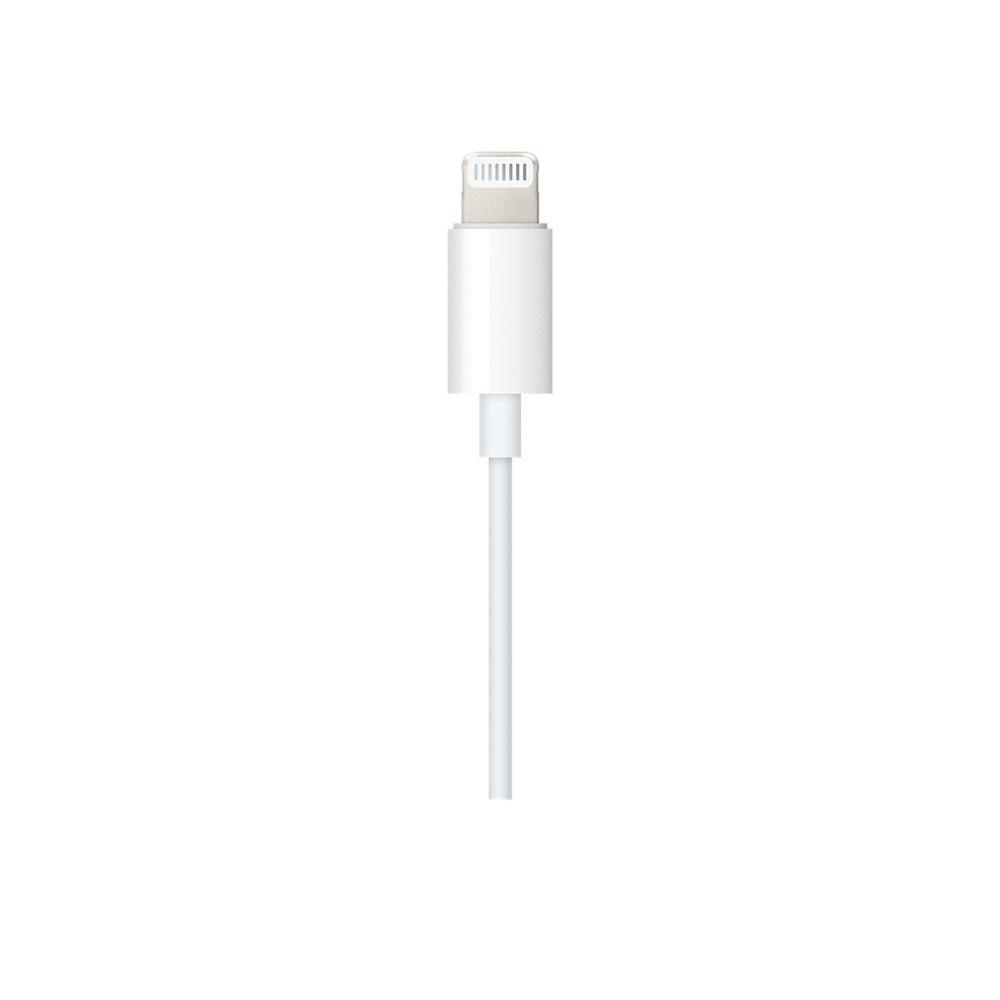 

Кабель Lightning 8-pin(M)-Jack 3.5mm(M), экранированный, 1.2м, белый Apple (MXK22ZM/A)