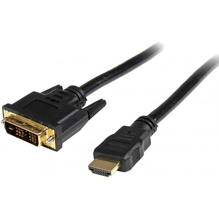 

Кабель HDMI(19M)-DVI(19M), экранированный, 2 м, черный KS-is (KS-468-2)