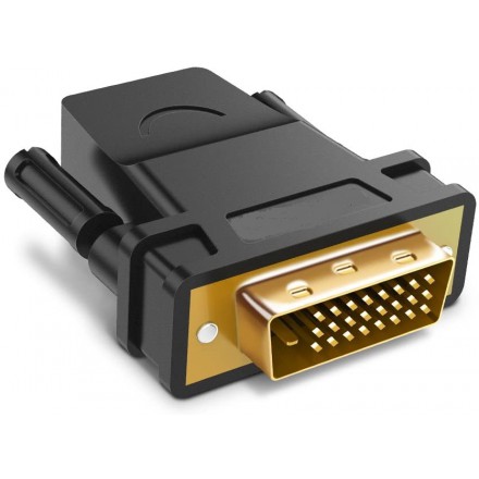 Переходник (адаптер) HDMI(19F)-DVI-D(25M), KS-is