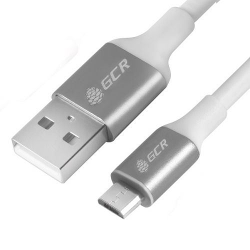 

Кабель Micro USB 2.0(Bm)-USB 2.0(Am), 1м, белый Greenconnect (GCR-51711), 0