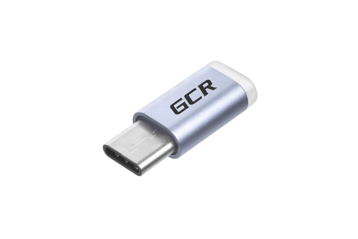 

Переходник (адаптер) Micro USB-USB Type-C, серебристый Greenconnect (VIVUCI3U2MF)