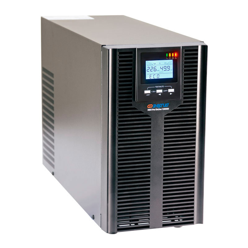 

ИБП Энергия Pro OnLine EA-9010H, 12000 В·А, 10 кВт, клеммная колодка, USB, черный (Е0201-0048) (без аккумуляторов), EA-9010H