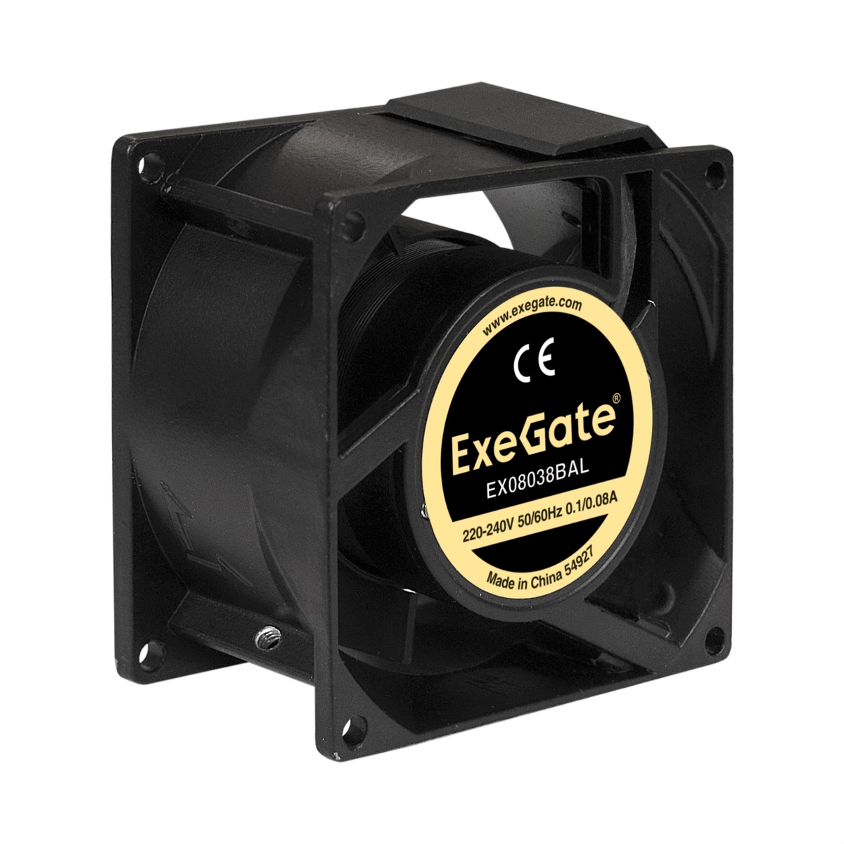 Вентилятор ExeGate EX08038BAL, 220V, 80 мм, 1шт
