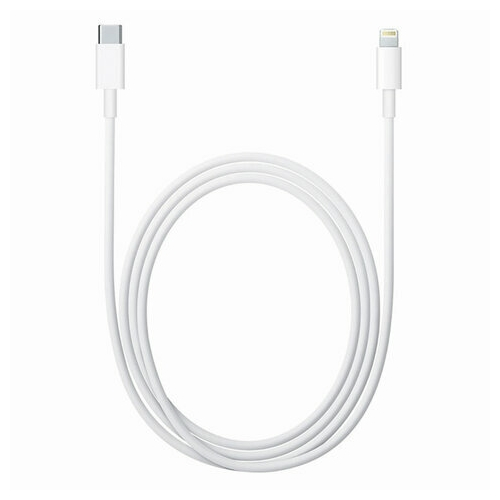 

Кабель Lightning 8-pin(m)-USB Type-C(m), экранированный, 1м, белый Red Line (УТ000026153)
