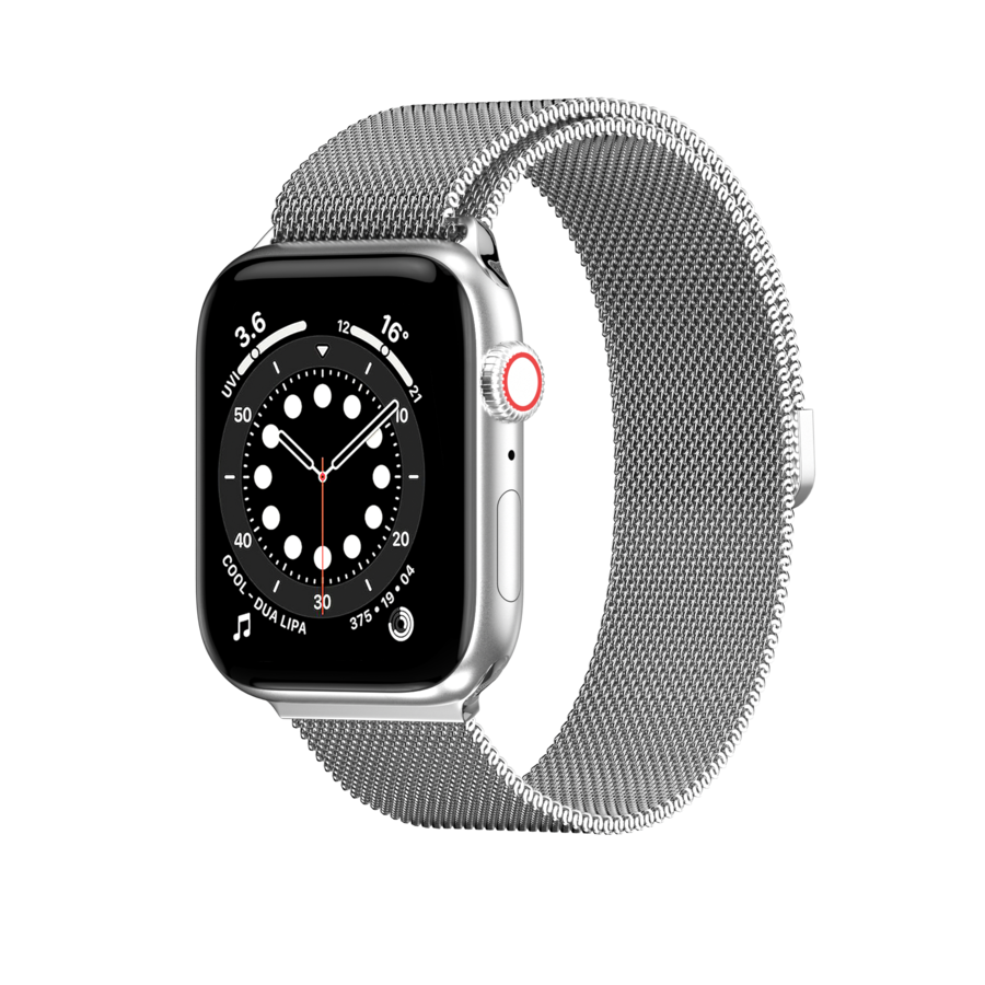 Ремешок SwitchEasy для Apple Watch, 42-44 mm, нержавеющая сталь, серебристый (GS-107-214-266-26)