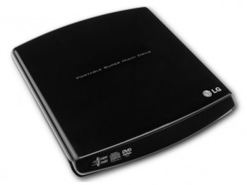 Привод DVD-RW LG GP10NB20, Slim, ext., USB 2.0, черный