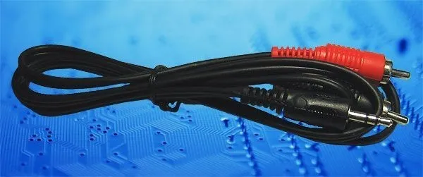 

Кабель 2xRCA(M)-Jack 3.5mm(M), 3м, черный (N.1.1019-3M-PB), 0