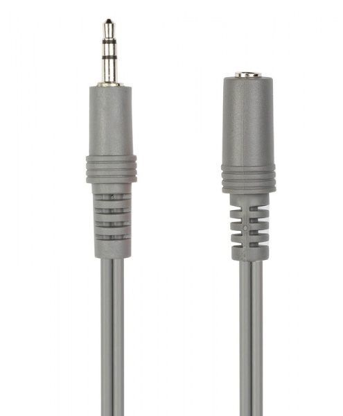 

Кабель Jack 3.5mm(M)-Jack 3.5mm(F), 5м, серый Smartbuy (KA-325-150)