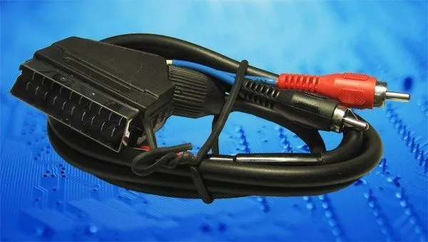 Кабель SCART(M)-2xRCA(M), 1.2 м