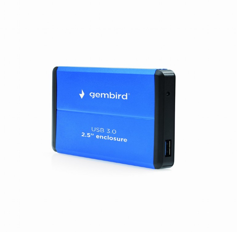 Внешний бокс Gembird EE2-U3S-2-B, 1x2.5", синий