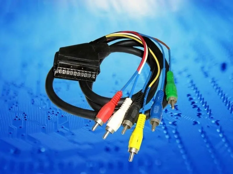 

Кабель 6xRCA(m)-SCART(M), 1.2 м, черный (NXB1511-1.2M-PB), 0