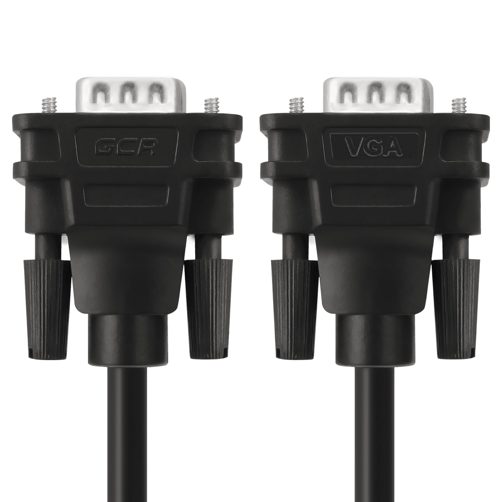 

Кабель VGA(15M)-VGA(15M), экранированный, 1.8м, черный GCR GCR-VM2 (GCR-VM2VM1-1.8m), GCR-VM2