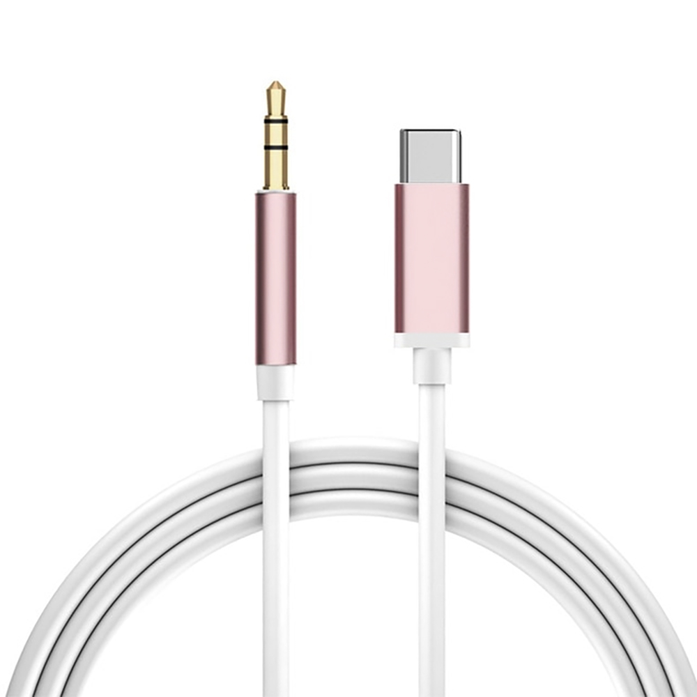 

Кабель Jack 3.5mm(M)-USB Type-C(m), экранированный, белый/розовый Greenconnect GCR-UCAUX (GCR-52326), GCR-UCAUX