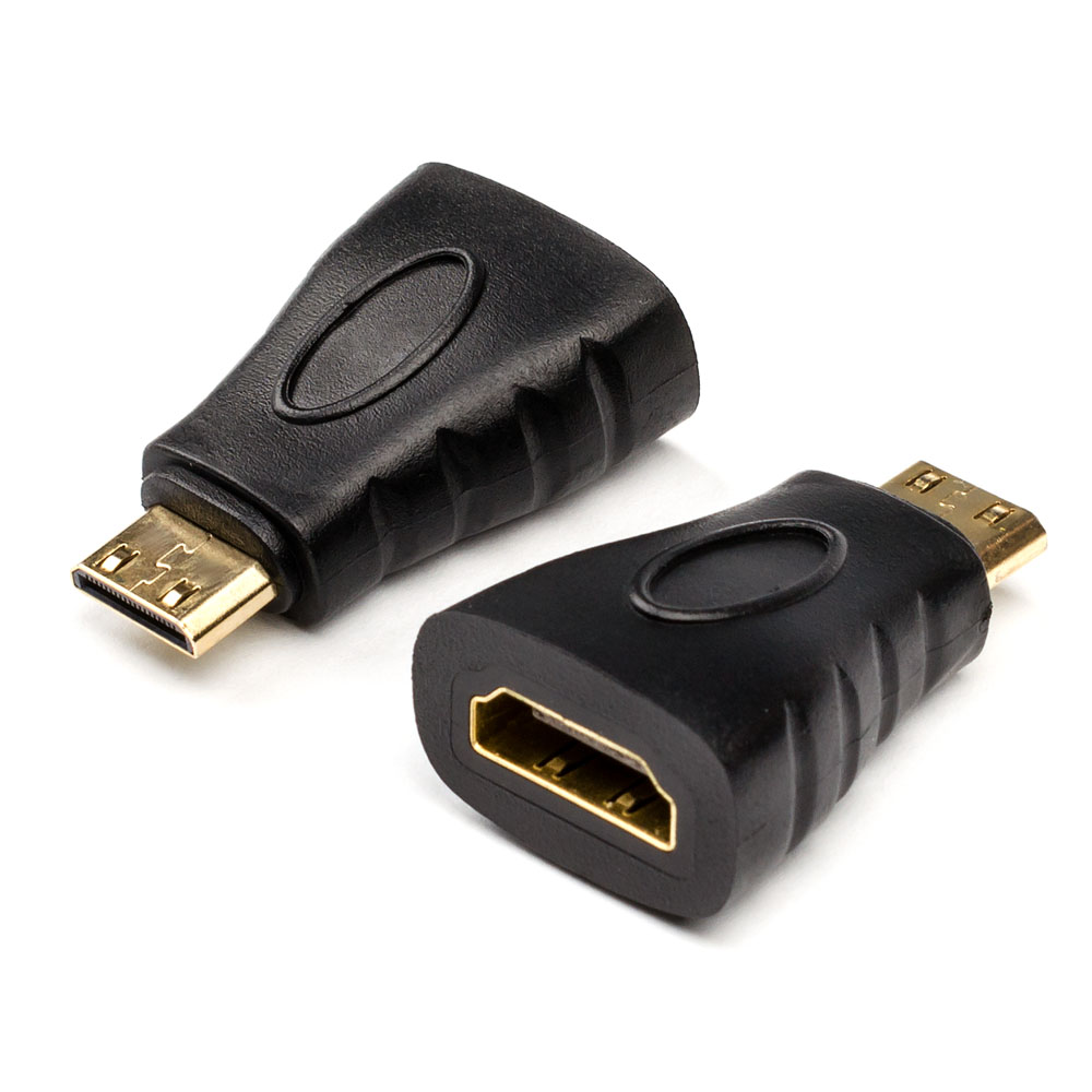 

Переходник (адаптер) HDMI(19M)-HDMI(19F) v2.0 4K, черный Atcom (AT5285)