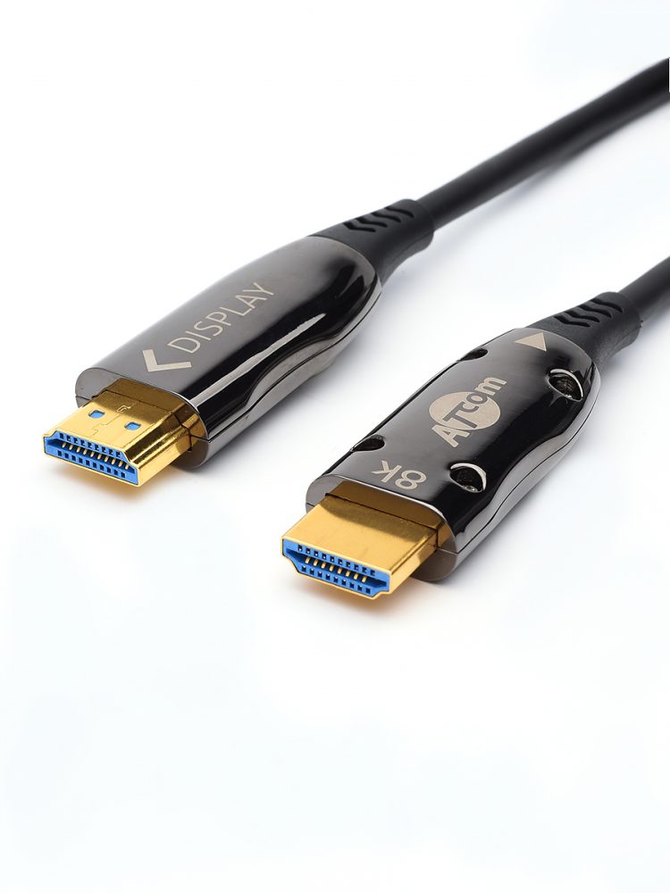 

Кабель HDMI(19M)-HDMI(19M) v2.1 4K, 8K, ферритовый фильтр, 20 м, черный Atcom High (AT8878), High