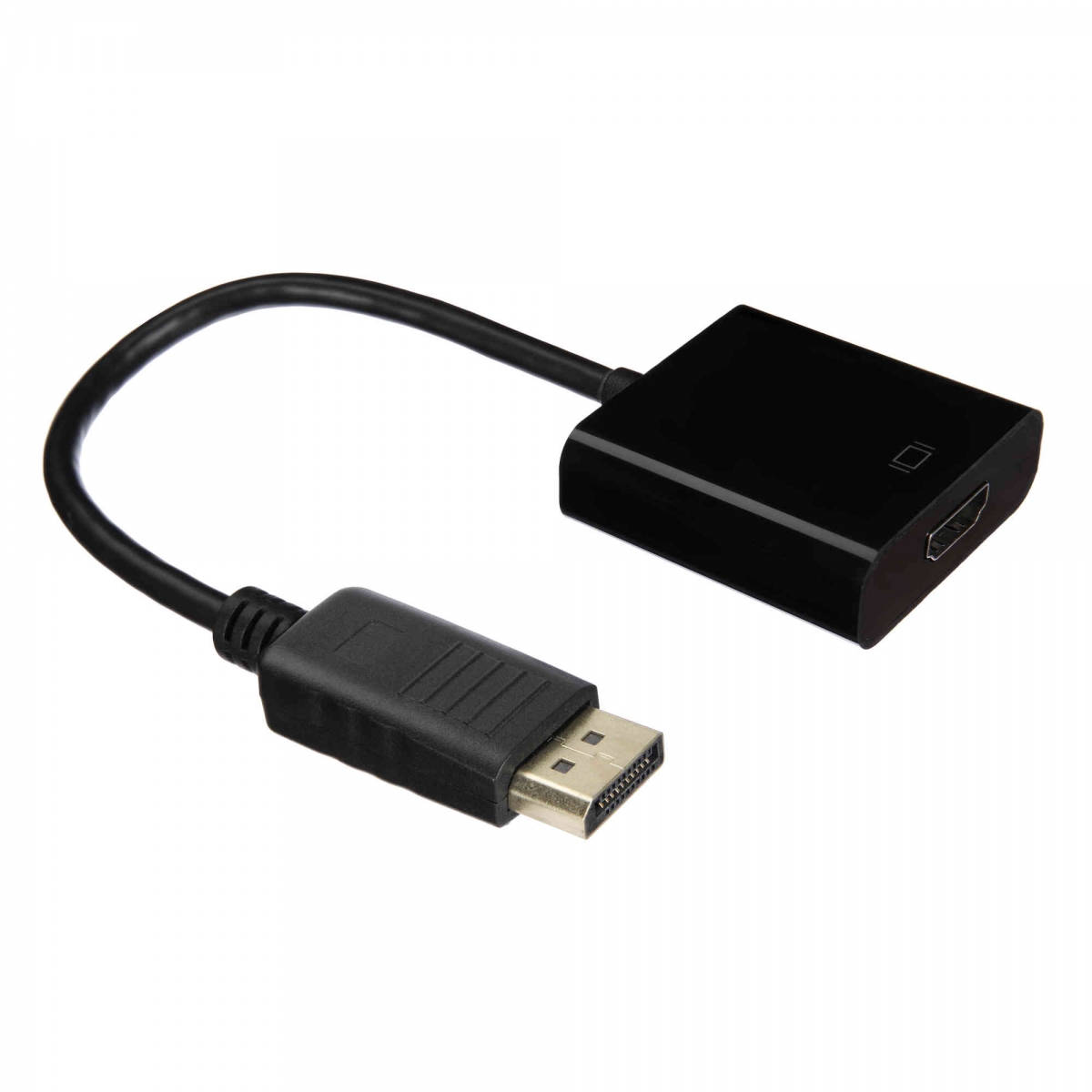 

Кабель-переходник (адаптер) DisplayPort(20M)-HDMI(19F) v1.2/v1.4 4K, экранированный, 20 см, черный ACD (ACD-DADHF-01B)