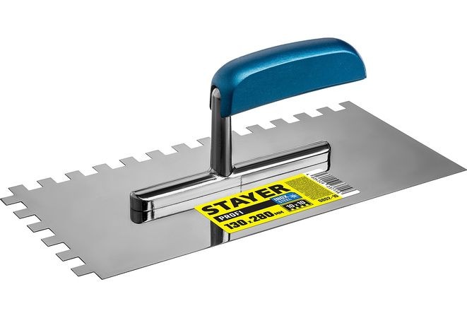 Гладилка Stayer Profi, зубчатая, 13 смx28 см