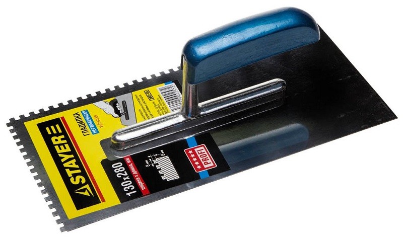

Гладилка Stayer Profi, зубчатая, 13 смx28 см (0802-08)