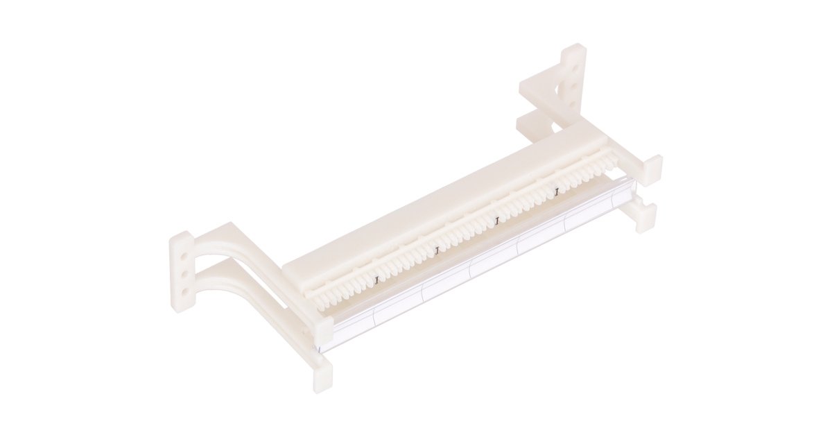 Блок настенный, 50 пар, белый, 110 тип, с ногами, NIKOMAX (NMC-CB110-50L)