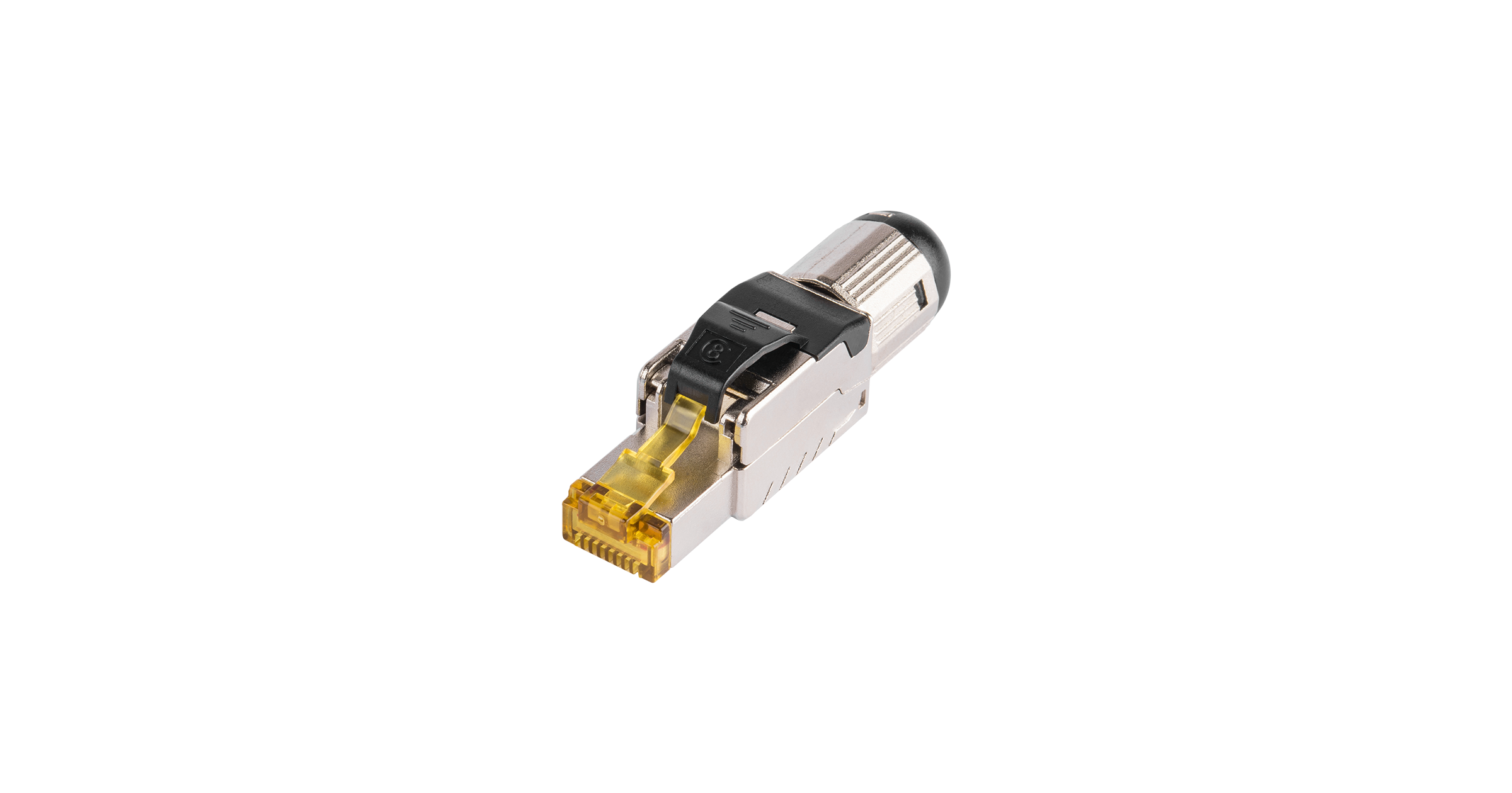 Коннектор NIKOMAX RJ-45 8P8C категория 8, экранированный, самозажимной, T568B (NMC-RJ88SI2-NT-MT)