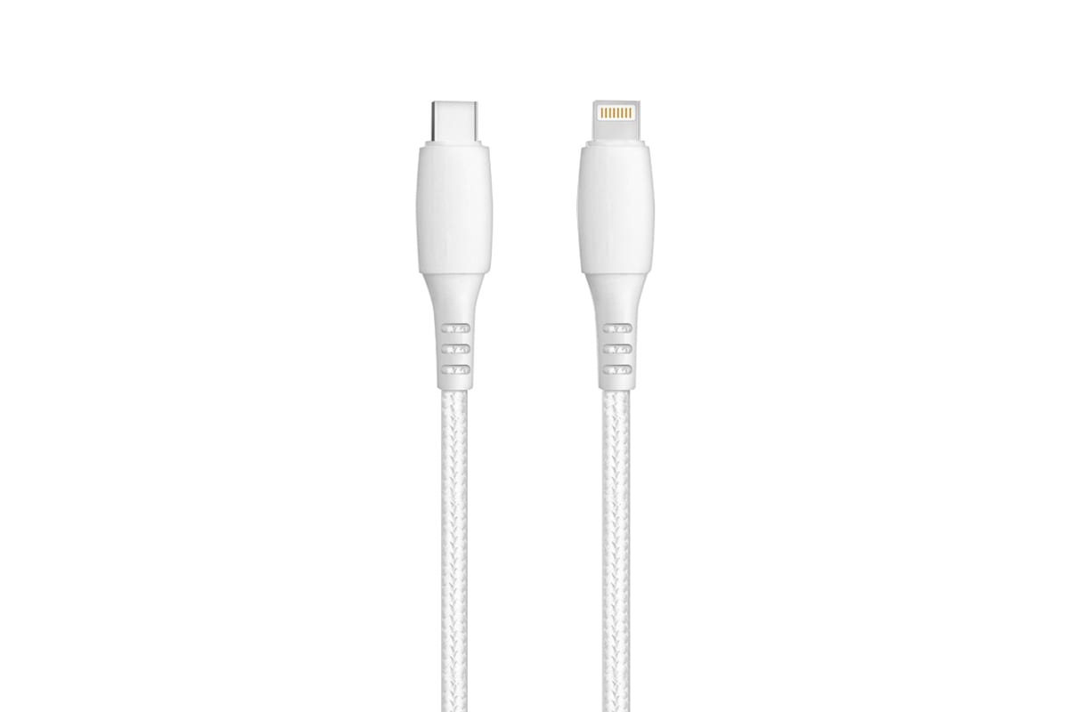 

Кабель Lightning 8-pin(m)-USB Type-C(m), 3A, 1м, белый Exployd (EX-K-1144), 0
