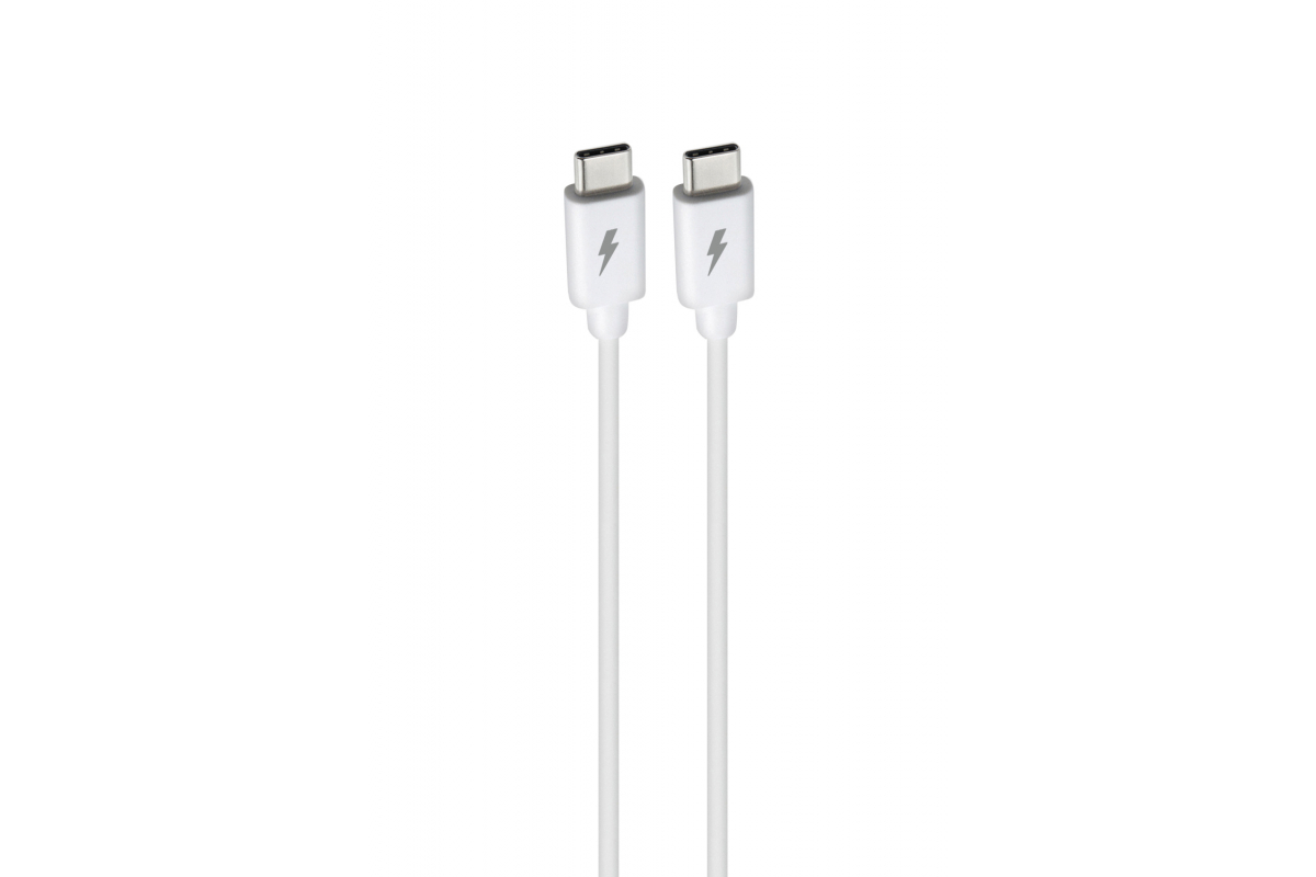 

Кабель USB Type-C (m)-USB Type-C, 3A, 1м, белый Exployd (EX-K-1140)