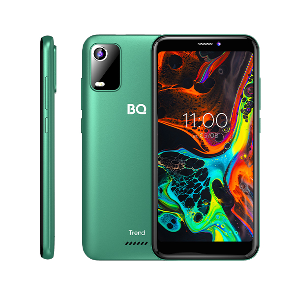 

Смартфон BQ 5560L Trend, 5.45" 720x1440 IPS, Unisoc SC9832E, 1Gb RAM, 8Gb, 3G/4G, Wi-Fi, BT, Cam, 2-Sim, 2000 мА⋅ч, Micro-USB, Android 11 Go, зеленый, 5560L Trend