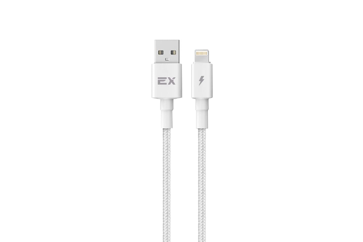 

Кабель Lightning 8-pin(m)-USB 2.0(Am), 2A, 1м, белый Exployd (EX-K-1157), 0