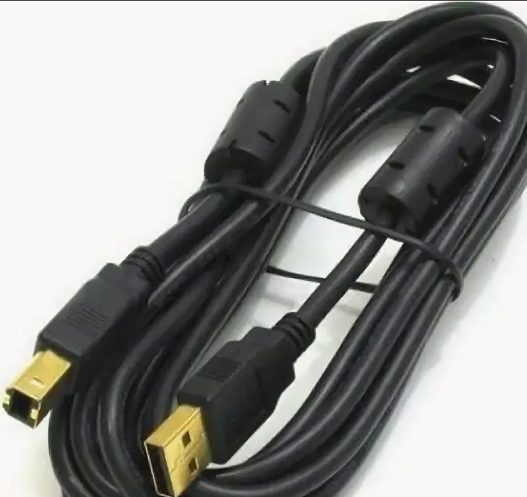 Кабель USB(Am)-USB(Bm), 3 м, черный, Bion