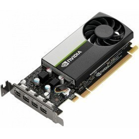 Видеокарта PNY NVIDIA Quadro T1000 Nvidia Quadro T1000 , 4Gb DDR6, 128bit, PCI-E, 4miniDP, Retail (VCNT1000-PB) - фото 1