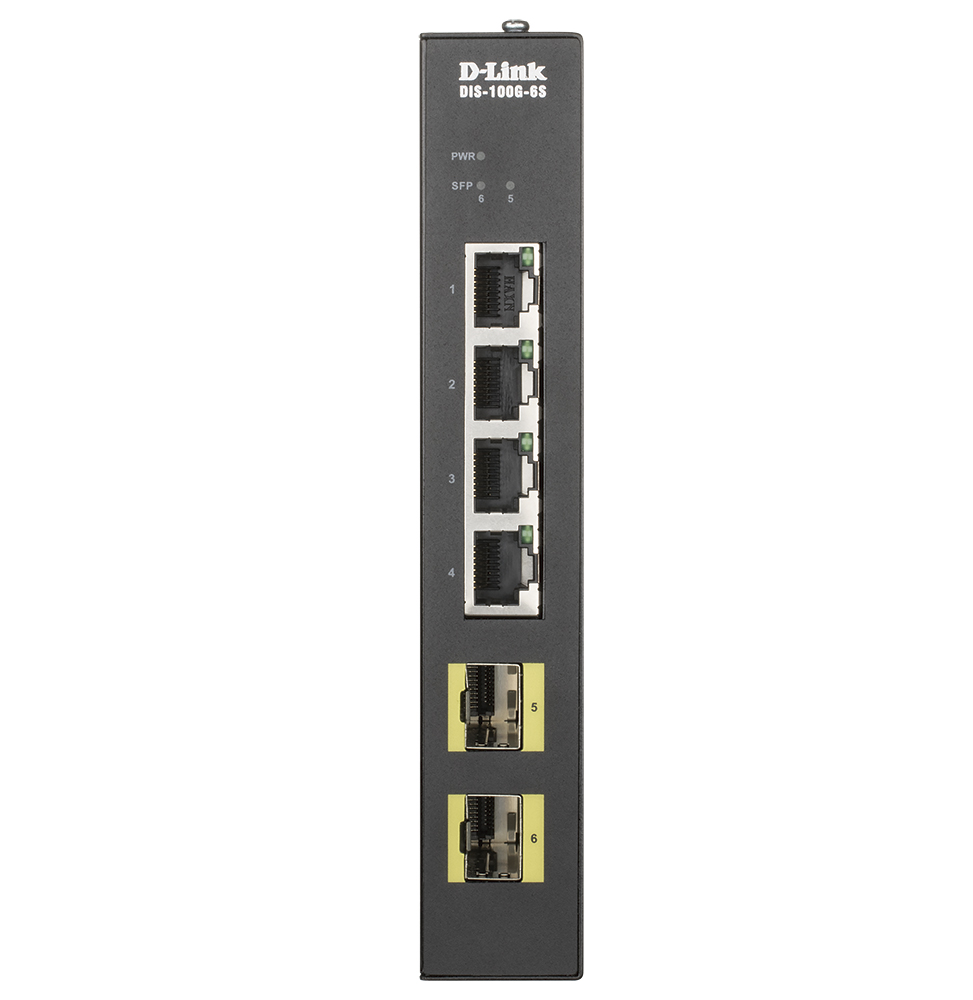 

Коммутатор D-link DIS-100G-6S, кол-во портов: 4x1 Гбит/с, кол-во SFP/uplink: SFP 2x1 Гбит/с (DIS-100G-6S/A2A), DIS-100G-6S