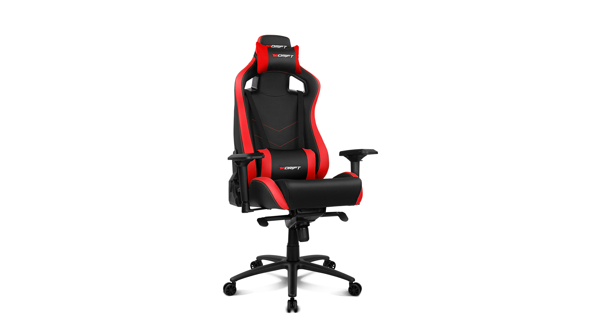 Кресло игровое Drift DR500, черный/красный (DR500R)
