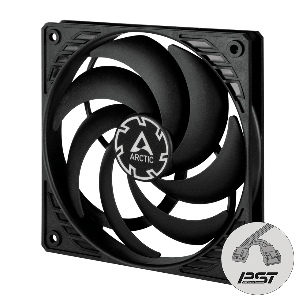 

Вентилятор Arctic Cooling P12 SLIM PWM PST, 120 мм, 2100rpm, 22.5 дБ, 4-pin PWM, 1шт (ACFAN00187A), P12 SLIM PWM PST