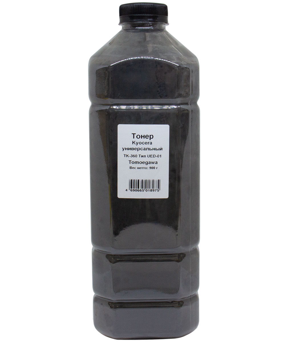 

Тонер Tomoegawa (Тип UED-01), канистра 900 г, черный, совместимый для Kyocera TK-360, (Тип UED-01)