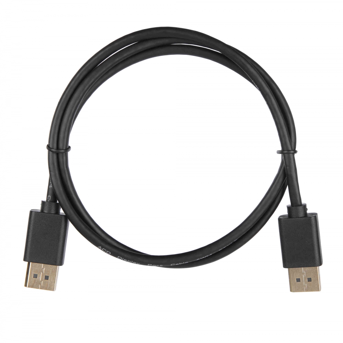 

Кабель DisplayPort(20M)-DisplayPort(20M) v1.2 4K, экранированный, 1м, черный ACD (ACD-DDPM2-10B)